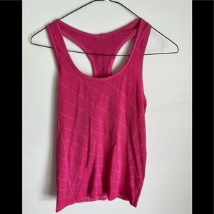 Pink Lululemon Racerback Tank